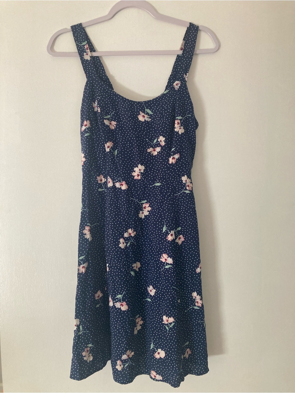 SO polka dot flower sundress